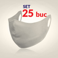 Set 25 buc Masca protectie pentru fata Fashion, Culoare Crem