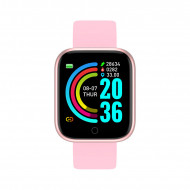 Smartwatch Y68, Fitness Tracker, Bluetooth, Roz