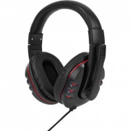Casti cu microfon, Gaming, Noise Cancelling, negre, rosu, PM000084813