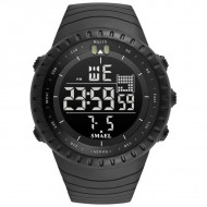 Ceas pentru barbati Smael, Sport, Digital, Rezistent la socuri, Negru , SML002-ALB