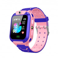 Ceas smartwatch GPS copii, monitorizare locatie, camera foto frontala, buton SOS, functie telefon , roz - Q12B-ROZ
