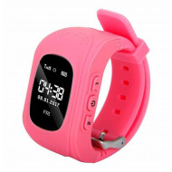Ceas Smartwatch Pentru Copii Q50 cu Functie Telefon, Localizare GPS, Pedometru, SOS – Roz