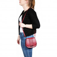Geanta dama, piele ecologica, rosu, PM3600129-003