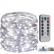 Instalatie 300 LED pentru pomul de Craciun, cu conectare USB si telecomanda, 30 metri, PM000172423