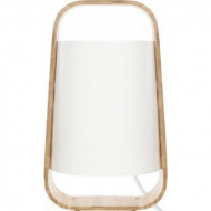 Lampa bambus,abajur plastic ,alb , PM157705A3