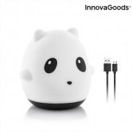 Lampa tactilă reîncărcabilă din silicon Panda InnovaGoods Home LED