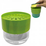 Recipient cu burete dozator lichid de spălat vase, PM240283