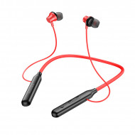 Borofone Sports earphones BE56 Powerful Albastrutooth Rosu