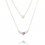 Colier fashion, placat cu aur 14K, PMNST15053