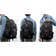 Rucsac barbatesc Military, negru, pentru calatorii, PM000205343