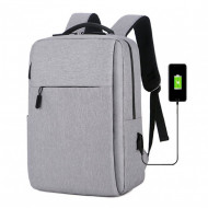 Rucsac sport cu port USB, gri, PMPL154SZ3