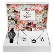 Set cadou, ceas dama, Gina Tylor, colier cu pandativ, 1 pereche cercei, PM1900255-002