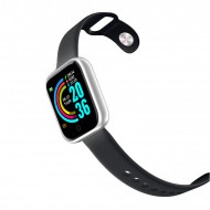Smartwatch Y68, Fitness Tracker, Bluetooth, Silver