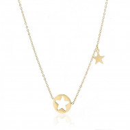 Colier steluta, placat cu aur 14K, PMNST11793