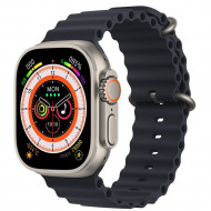 SmartWatch SMARTECH Ultra Plus cu apel Bluetooth, Temperatura corporala, Bataile inimii, Nivel oxigen, Tensiune arteriala, Calorii, Monitorizare somn, PMHOLM3946