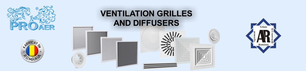 Ventilation grilles and diffusers