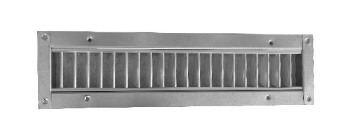 grille aération à clipser ronde plast. sable av. moust. Ø int. 125 à 160 mm  S = 135 cm2