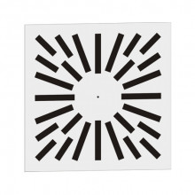 Difuzor elicoidal patrat swirl SWR-3 500/28