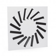 Difuzor elicoidal patrat swirl SWR-1 400/16