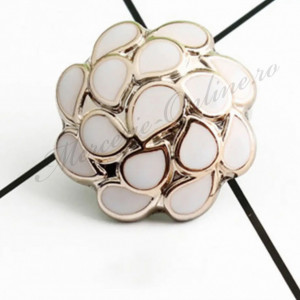 Nasturi Metalici Floare, 20mm, (5bucati/set) Cod:2275