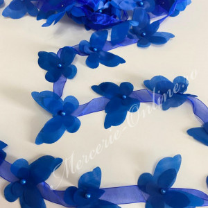 Banda fluturi din organza, mai multe culori disponibile (la metru) Cod:2323
