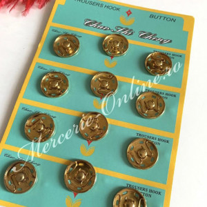 Capse cusut metalice, 20mm (12bucati/set) Cod:2263