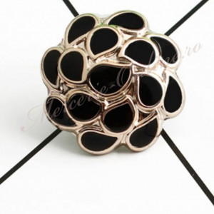 Nasturi Metalici Floare, 20mm, (5bucati/set) Cod:2275