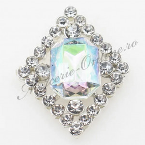 Aplicatie cusut perle si strasuri, 30x23mm (2bucati/pachet) Cod:8050
