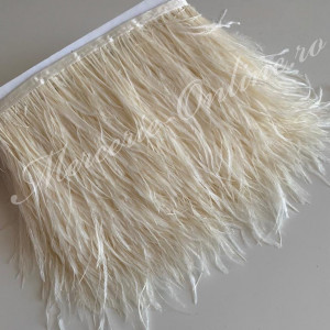 Banda pene strut, Crem (la metru) Cod:2518