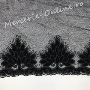 Dantela Brodata pe Tul, cca 15cm (la metru) Cod:0210