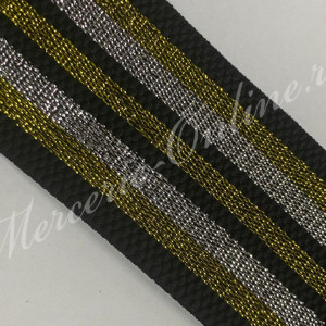 Elastic cu fir lame, 60mm (la metru) Cod:2469