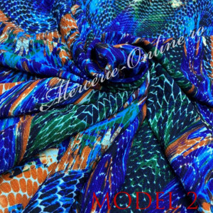Material textil Crep Imprimat, 1.50m (la metru) Cod:1460