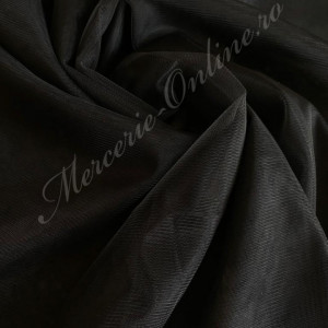 Tulle elastic pentru constructie , Negru, latime 3m (la metru), Cod:1806