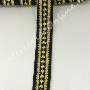 Banda pasmanterie brodata, cca 2cm (la metru) Cod:0598
