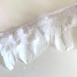 Banda pene curcan, Alb (la metru) Cod:2389