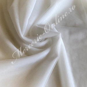 Tulle elastic pentru constructie , Alb, latime 3m (la metru), Cod:1802