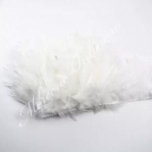 Banda pene curcan, Alb (la metru) Cod:2389