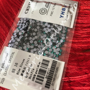 Cristale de Lipit, Marimi SS16/SS20/SS30, Blue Zircon, (1440bucati/pachet-288bucati/pachet) Cod:1033