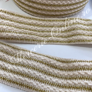 Elastic cu fir lame, 70mm (la metru) Cod:2648