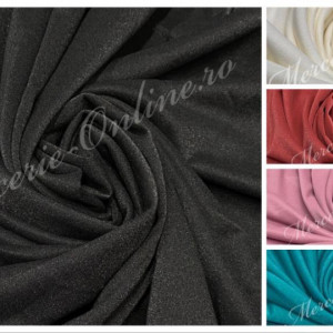 Material textil Crep cu fir lame, 1.50m (la metru) Cod:1524