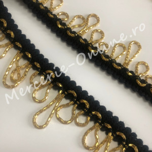 Banda pasmanterie cu lant, cca 4cm (la metru) Cod:1253