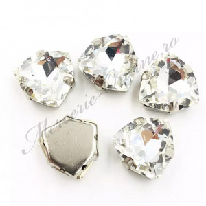 Cristale de cusut sticla, Crystal, 12mm (5bucati/pachet) Cod:2081