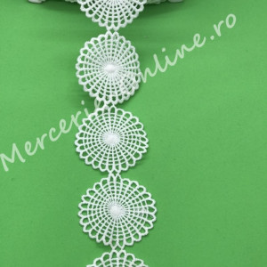 Dantela Bumbac, cca 5cm, mai multe culori disponibile (13metri/rola) Cod:0197