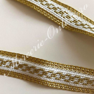 Banda pasmanterie brodata, cca 1,5cm (la metru) Cod:1798