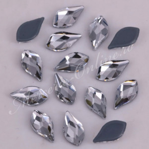 Cristale de Lipit forma Lacrima, 4x8mm, (20bucati/pachet) Cod:2287