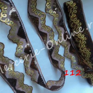 Dantela paiete, cca 5cm (10metri/rola) Cod:0943