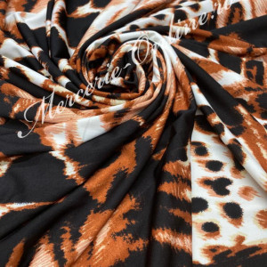 Material textil Lycra plina Animal Print, 1.50m (la metru) Cod:1645