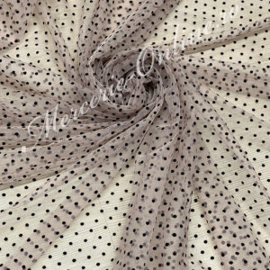 Tull cu Buline Catifea, latime 150cm (la metru), Cod:1597