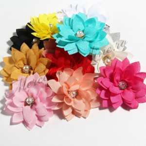 Aplicatie flori matase sintetica, (la bucata) Cod:2488