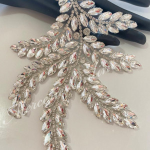 Aplicatie Termoadeziva cu Cristale, Crystal, 14x18.5cm (la bucata) Cod:2599
